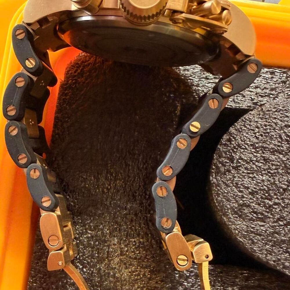 Invicta Men's Gold and Brown Watch - Picture 2 of 4